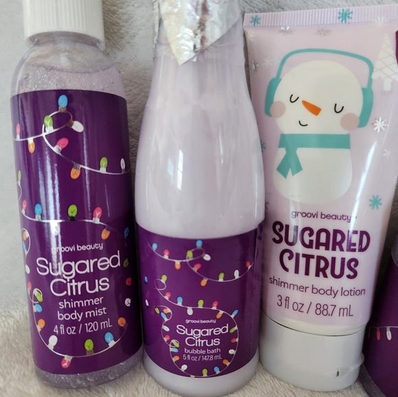 Unbrush Mini And Sugared Citrus Bath & Body Set - Purple - Picture 3 of 7